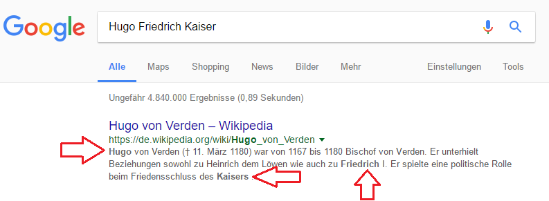 Google ohne Operatoren 